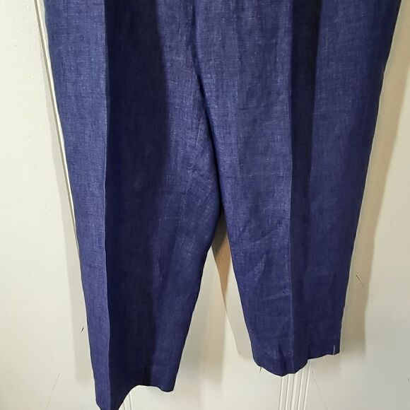 Plus Size Real Clothes SFA Blue Linen Pant - Picture 7 of 7